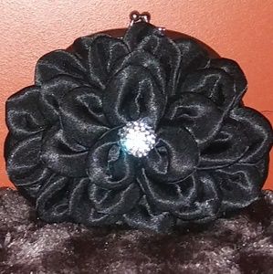 Daniel Ames Couture Bling Flower Evening Bag